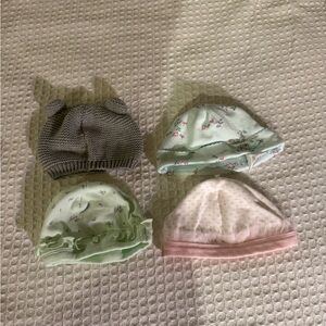 Charming Kids' Beanie Collection - Gray, Green, Pink